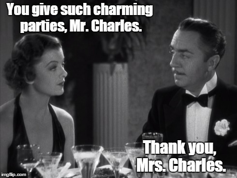 Thin Man Charming Parties