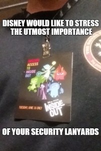 Inside Out lanyard